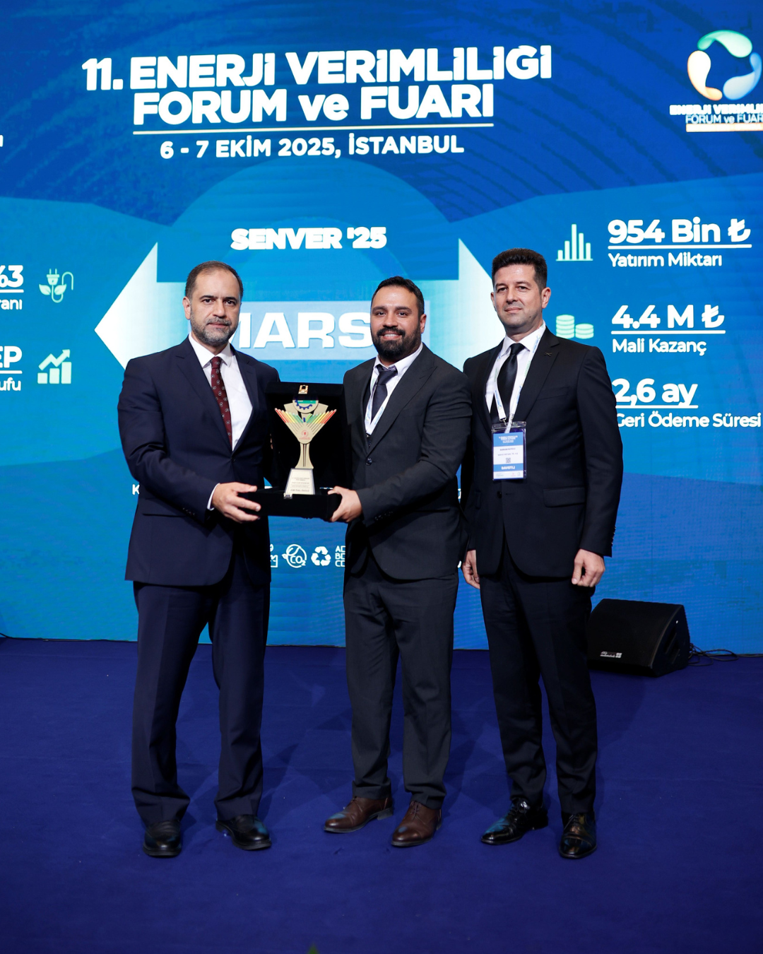 Marsa’nın “Tesis İçinde Buhar Verimliliği”  projesine ödül