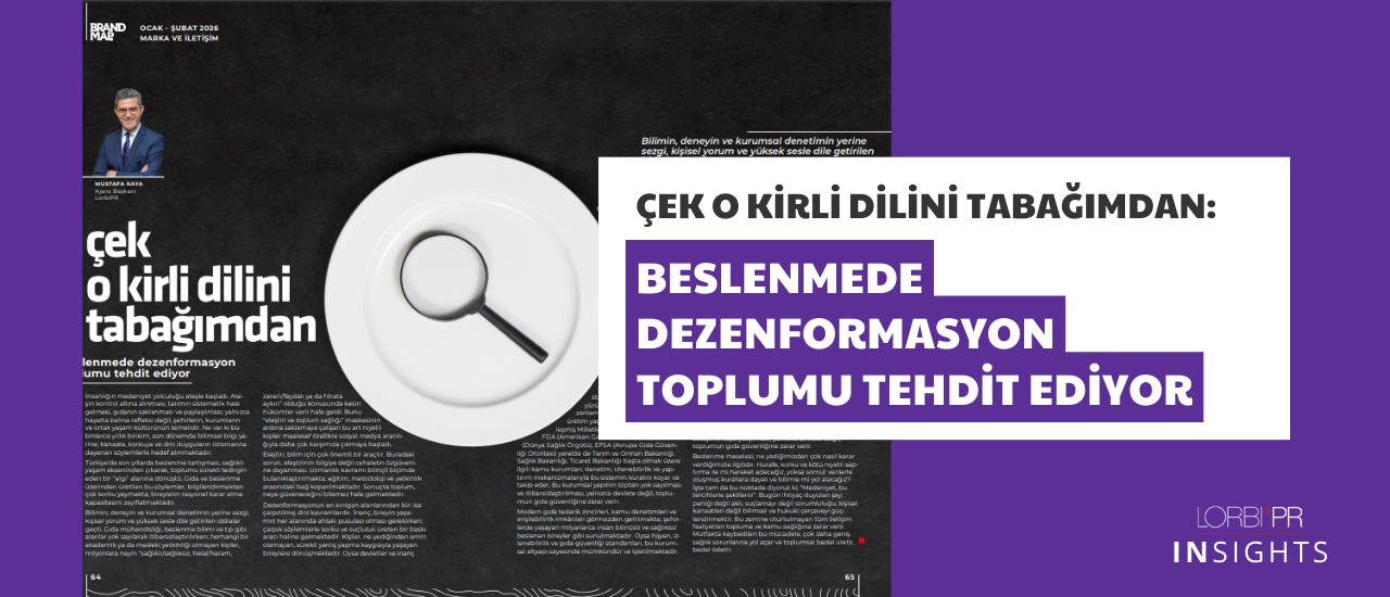 Çek O Kirli Dilini Tabağımdan: Beslenmede dezenformasyon toplumu tehdit ediyor