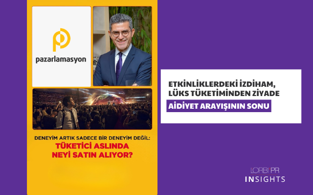 Etkinliklerdeki izdiham, lüks tüketiminden ziyade aidiyet arayışının sonu