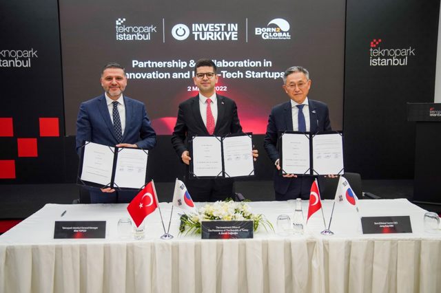 Cumhurbaşkanlığı Yatırım Ofisi, Teknopark İstanbul ve Güney Koreli Born2 Global Centre, girişim ekosistemini desteklemek için mutabakat zaptı imzaladı