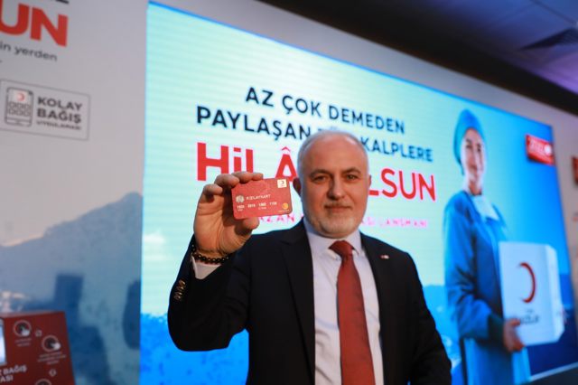 KIZILAY 400 MİLYON LİRALIK DESTEK PAKETİYLE 8 MİLYON İHTİYAÇ SAHİBİNE ULAŞACAK