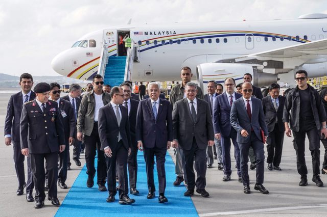 İstanbul Sabiha Gökçen Uluslararası Havalimanı Malezya Başbakanı Yaakob’u ağırladı
