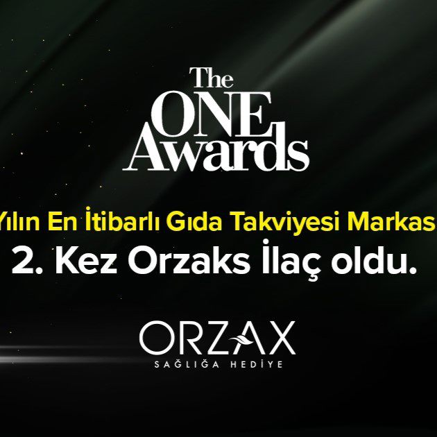 Orzaks İlaç, The ONE Awards’ta ikinci kez “Yılın İtibarlısı” ödülünü kazandı